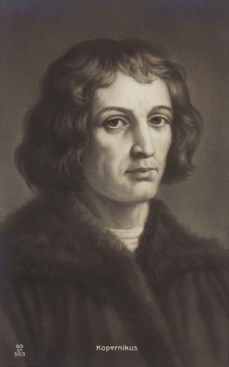 Nicolás Copérnico (1473-1543), astrónomo polaco (litografía) de European School