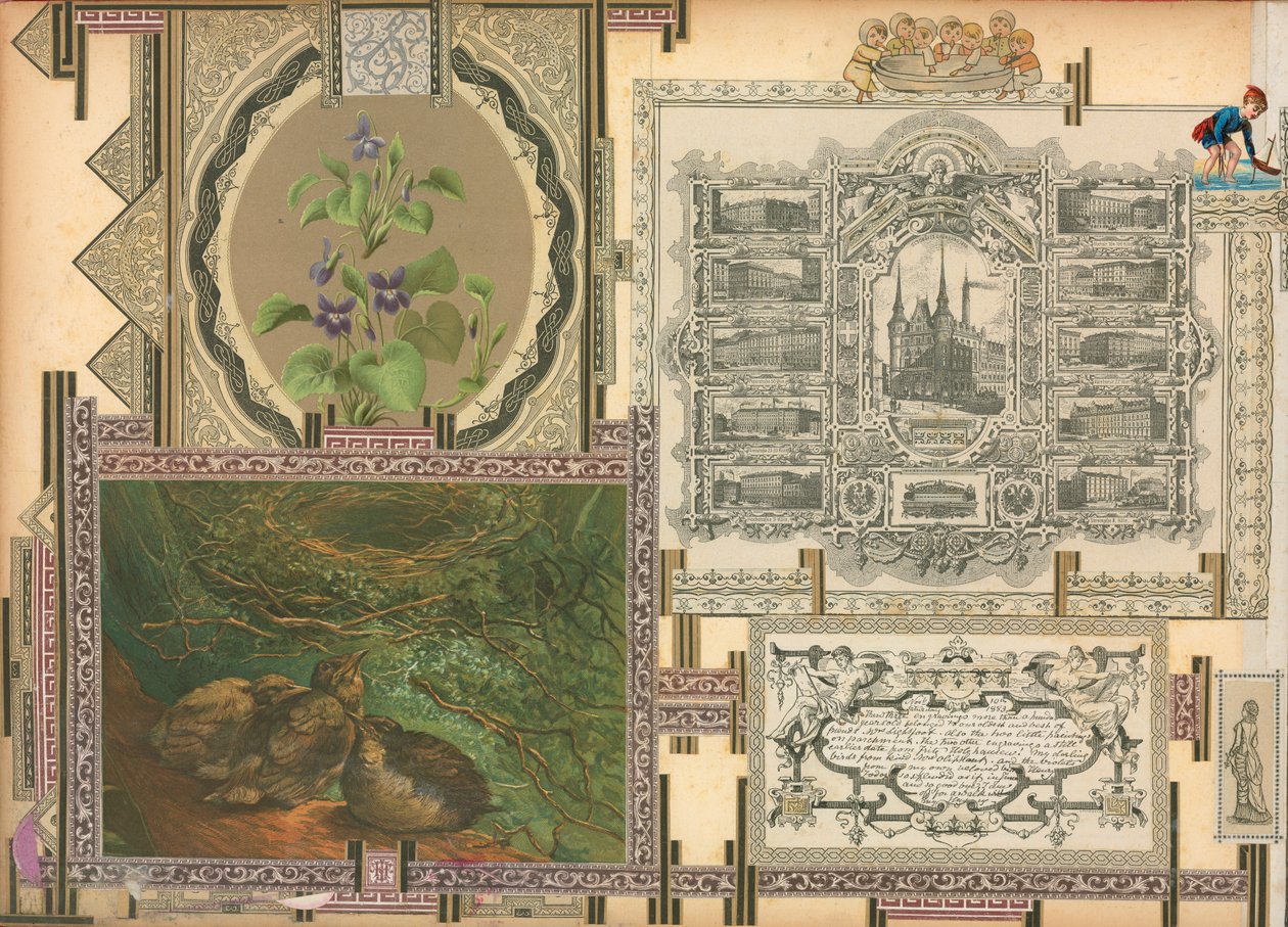 Página del volumen III de Sammelsurium (material impreso) de European School