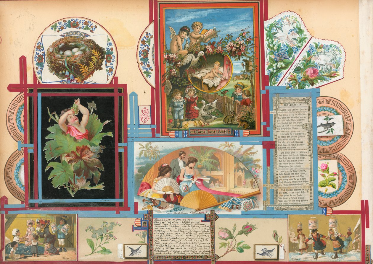 Página del volumen III de Sammelsurium (material impreso) de European School