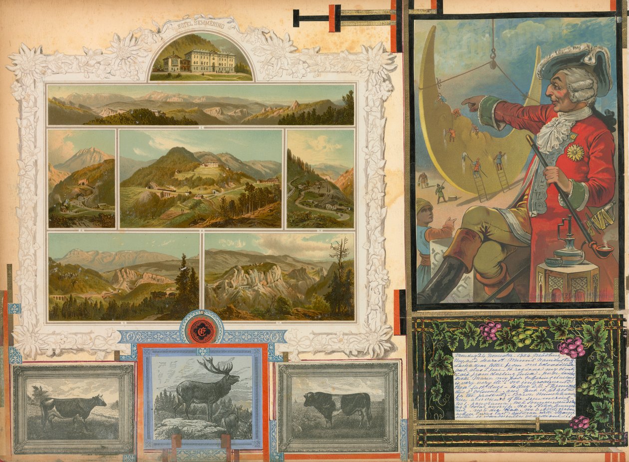 Página del volumen III de Sammelsurium (material impreso) de European School