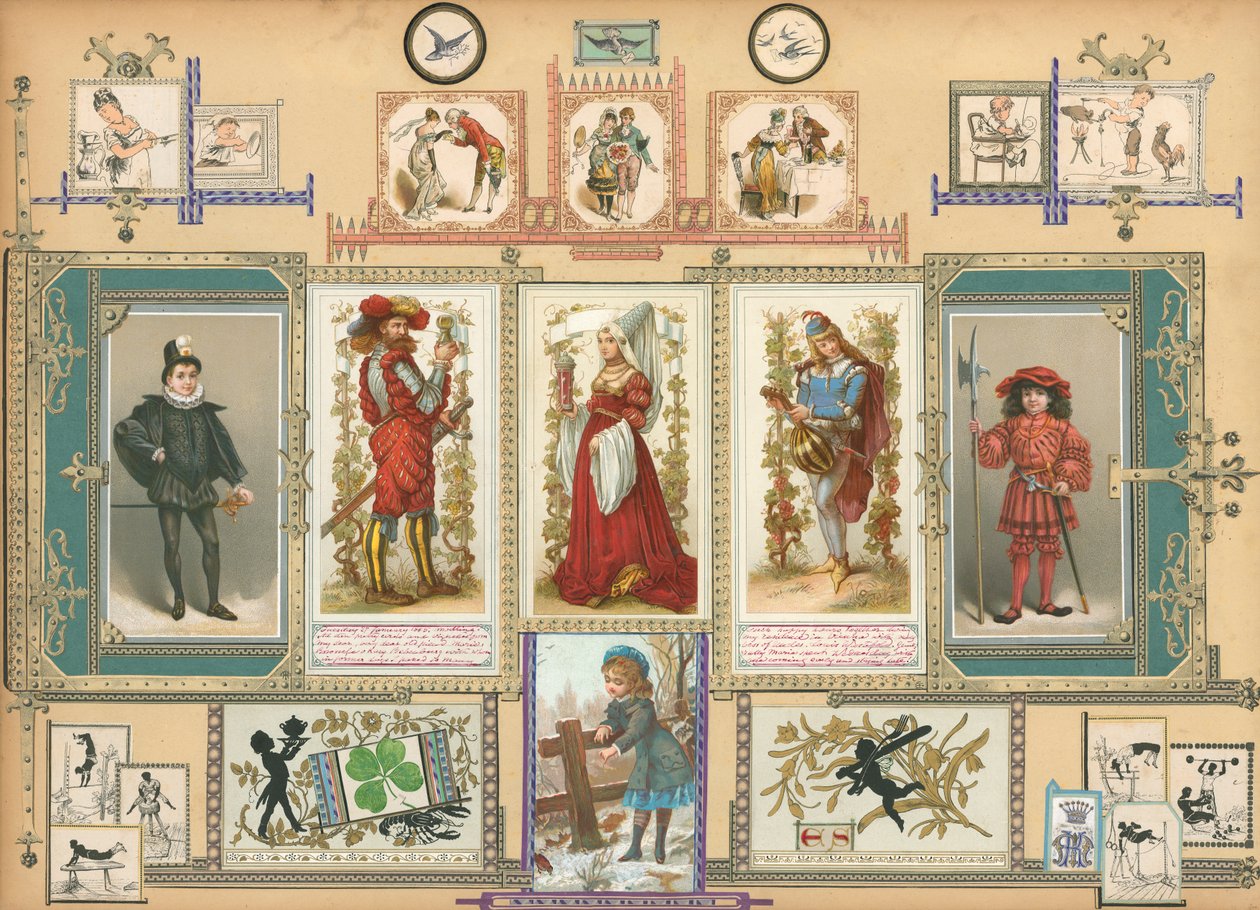 Página del volumen IX de Sammelsurium (material impreso) de European School