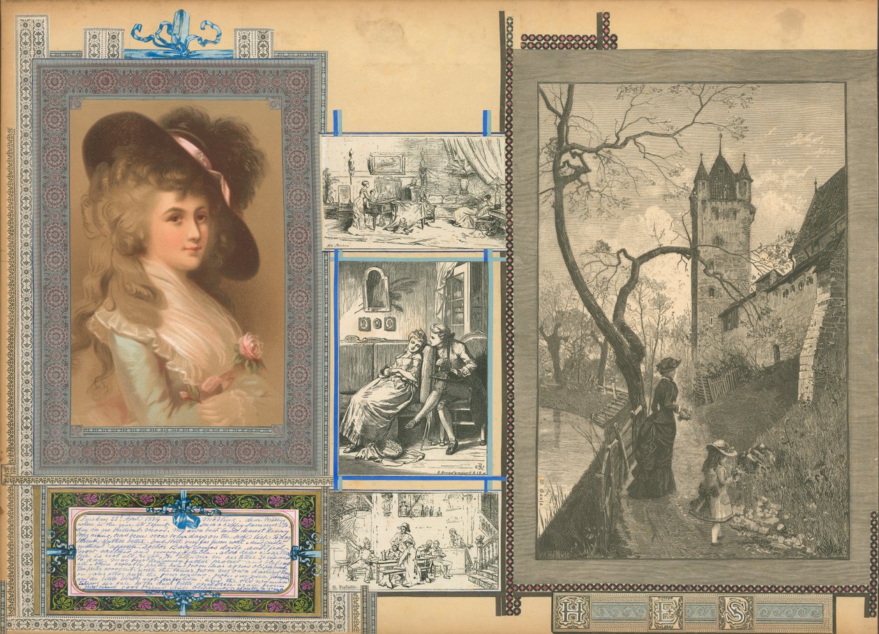 Página del volumen IX de Sammelsurium (material impreso) de European School