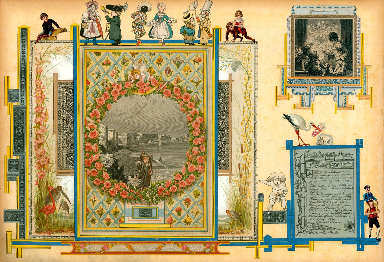 Página del volumen I de Sammelsurium (material impreso) de European School