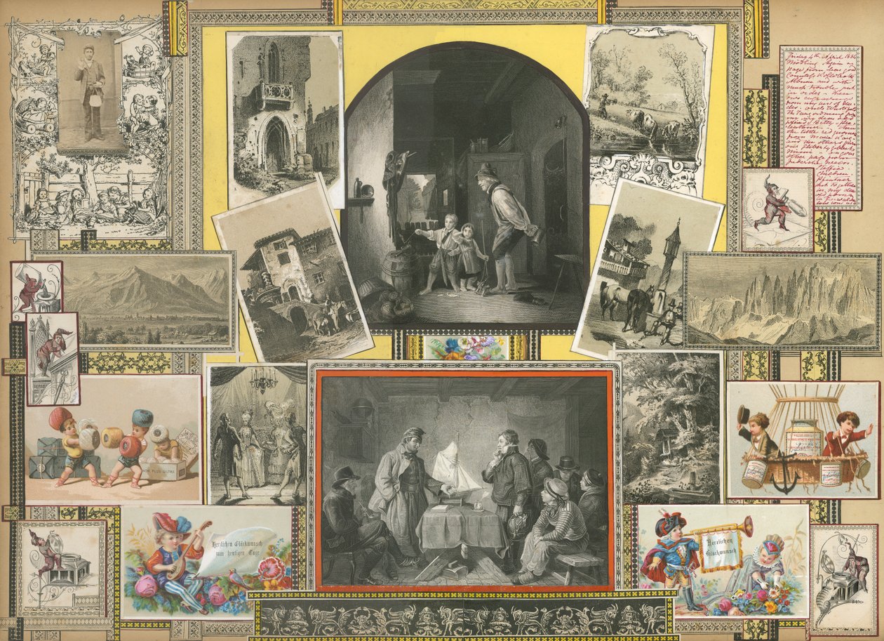 Página del volumen VI de Sammelsurium (material impreso) de European School