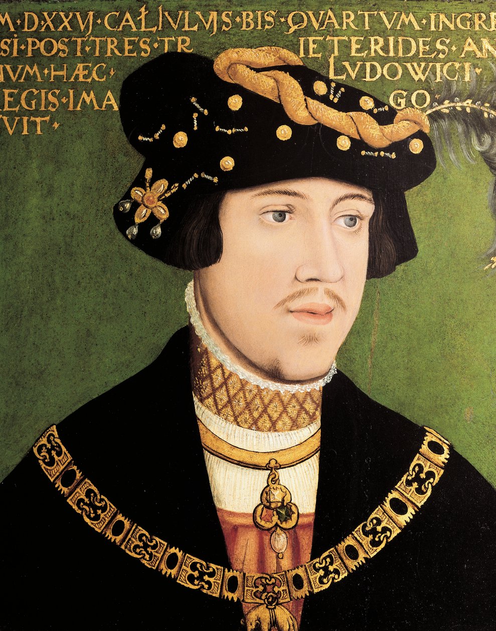 Retrato de Luis II de Hungría, Rey de Hungría, Bohemia y Croacia de European School