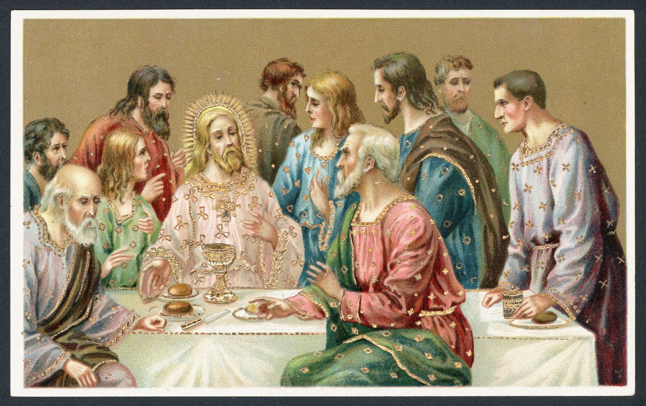 La Última Cena (litografía en color) de European School