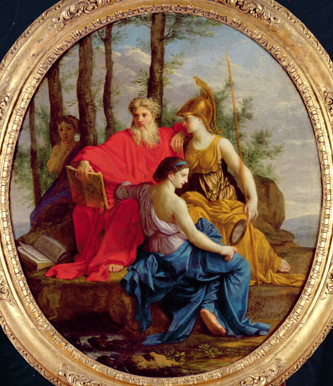 Alegoría de un ministro perfecto o, El ministro de Estado con sus atributos, 1653 de Eustache Le Sueur