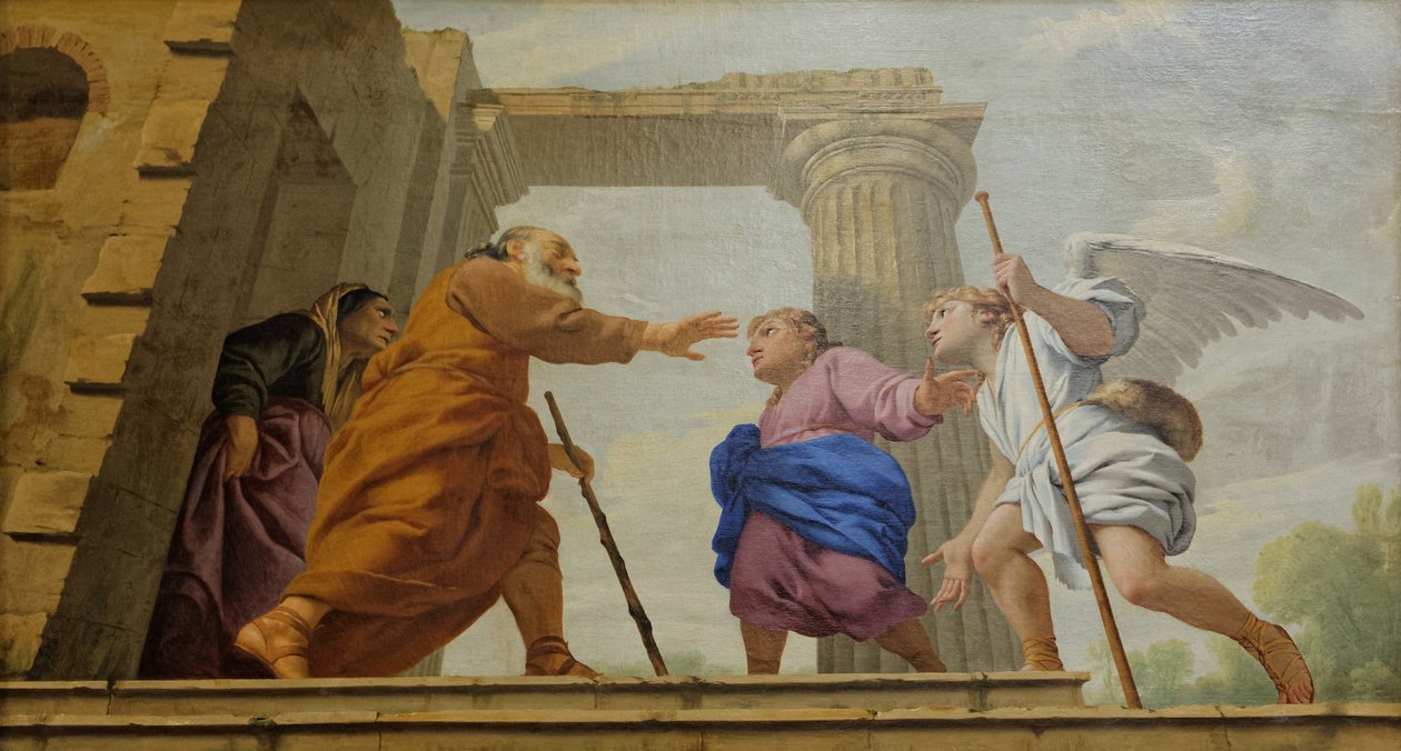 El regreso de Tobías de Eustache Le Sueur