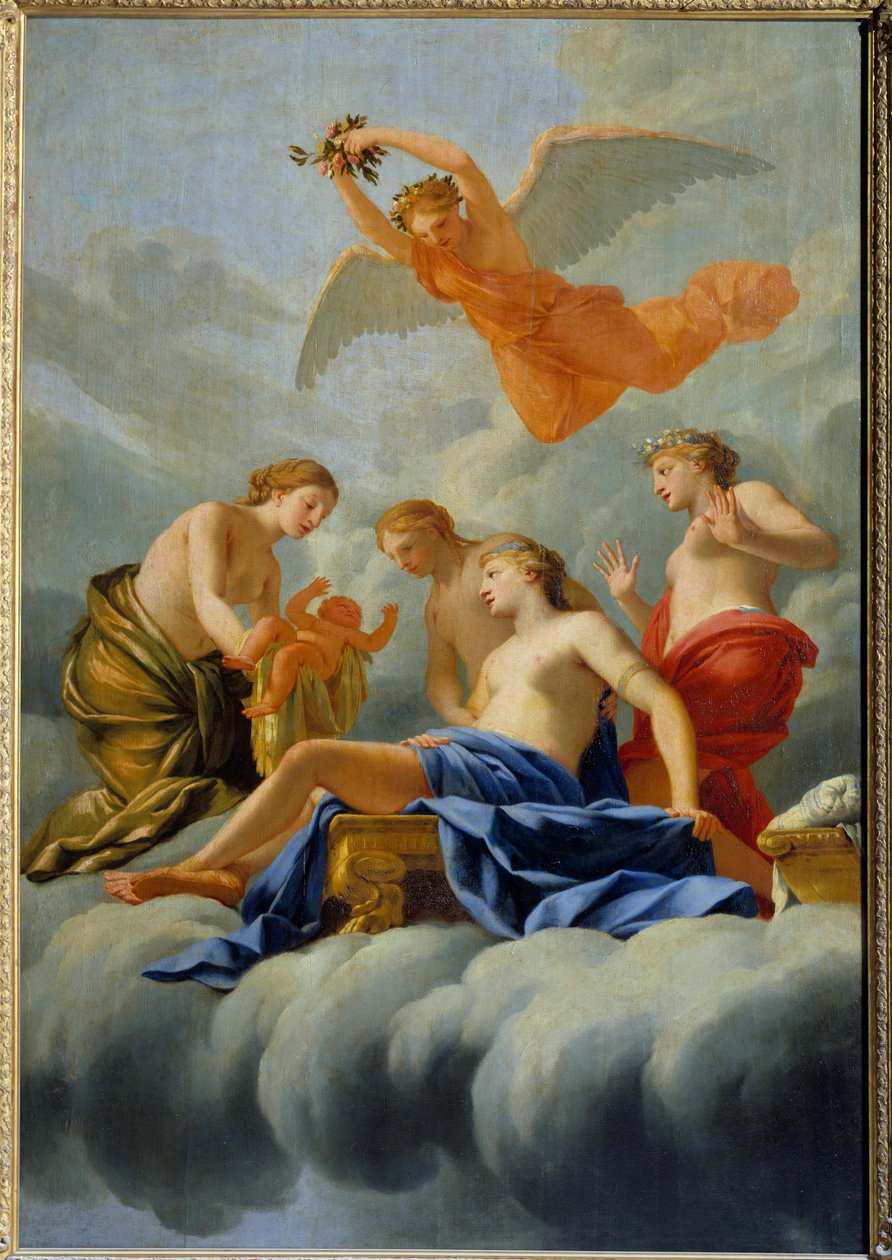 El nacimiento del Amor de Eustache (studio of) Le Sueur