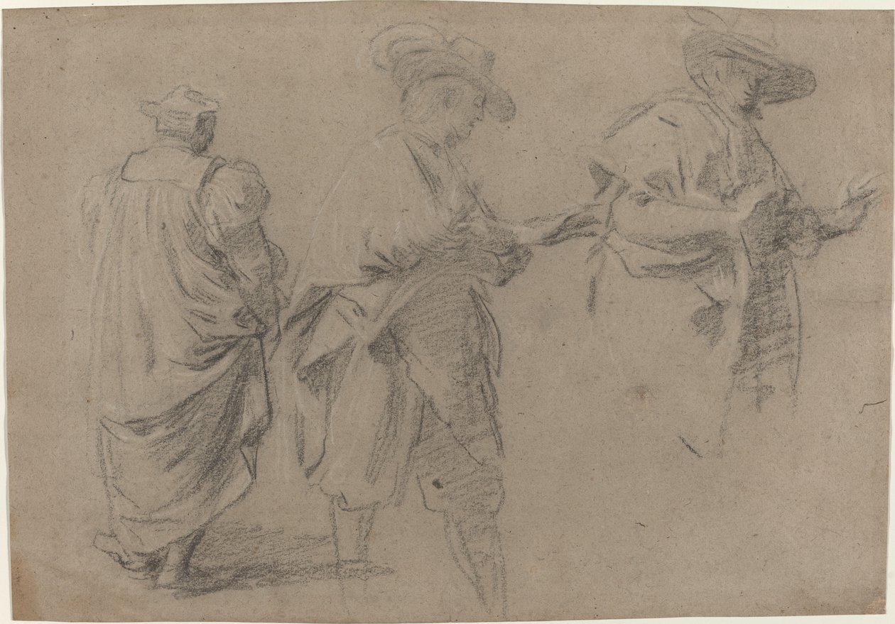 Un juez y dos abogados caballeros de Eustache Le Sueur