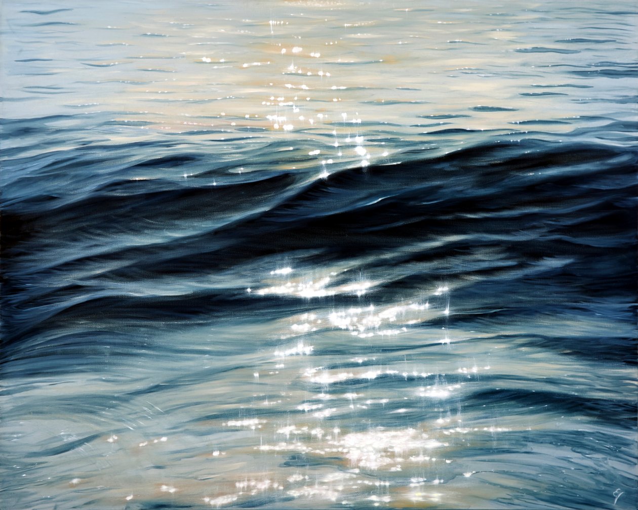 La bendición del sol, 2020 (óleo sobre lienzo) de Eva Volf