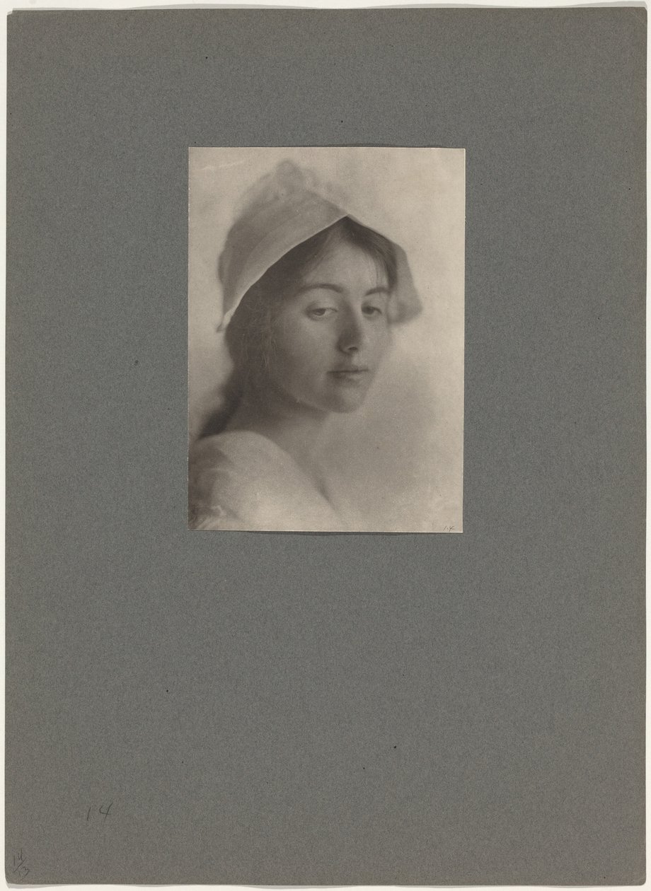 Una cabeza de estudio,1910 (foto) de Eva Watson