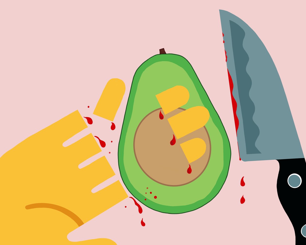 Avocado Hand (digital art) de Evan Sklar