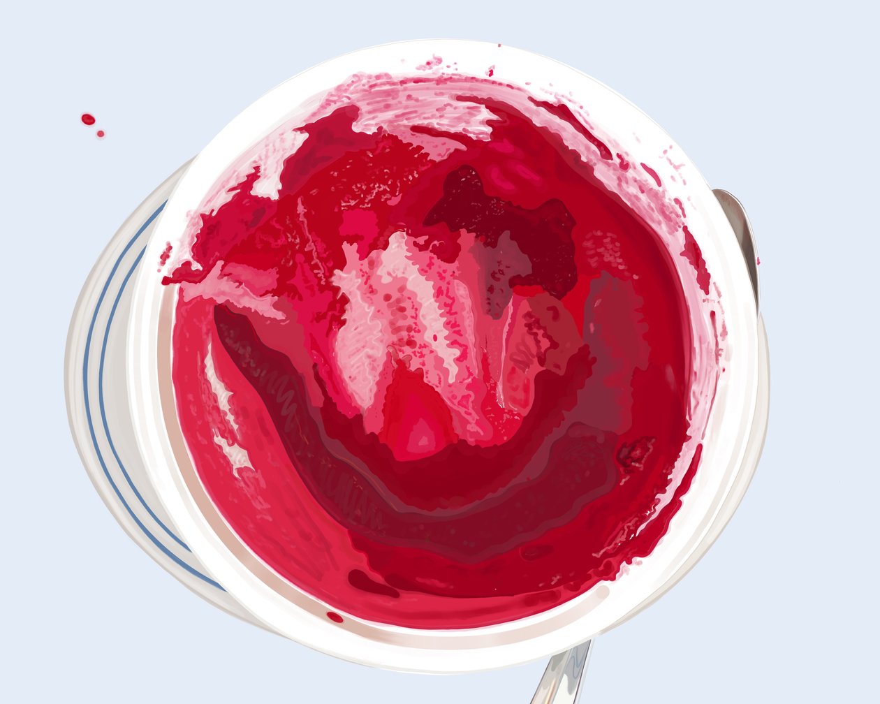 Bowl of Borschtl, Brooklyn (arte digital) de Evan Sklar