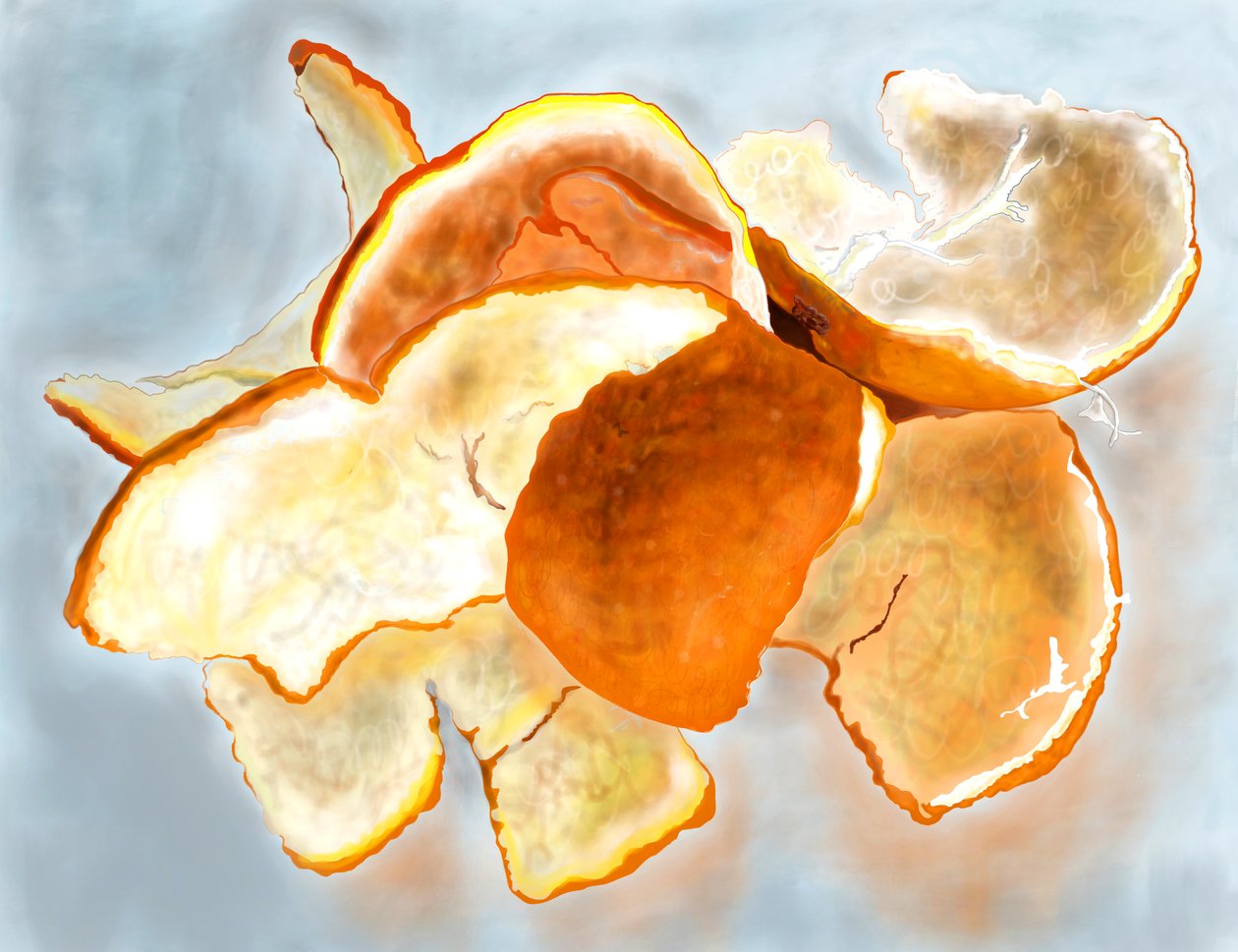 Peeling de clementina de Evan Sklar