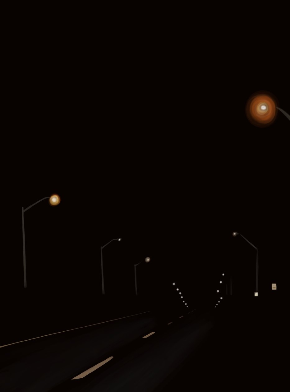 Driving The Road At Night #2 Brooklyn (arte digital) de Evan Sklar