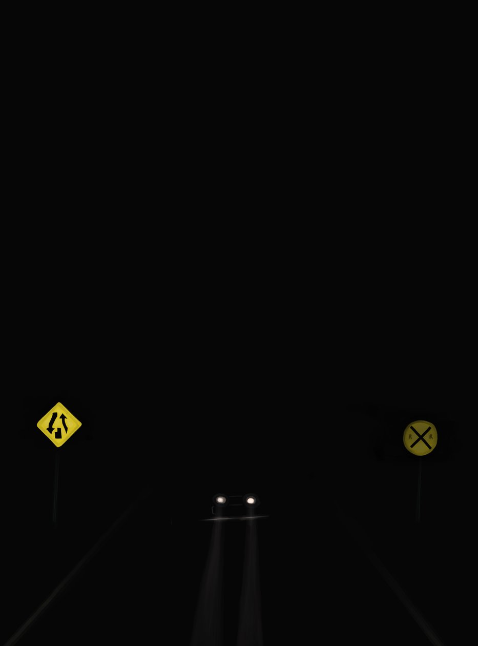 Driving The Road At Night #8 Brooklyn (arte digital) de Evan Sklar