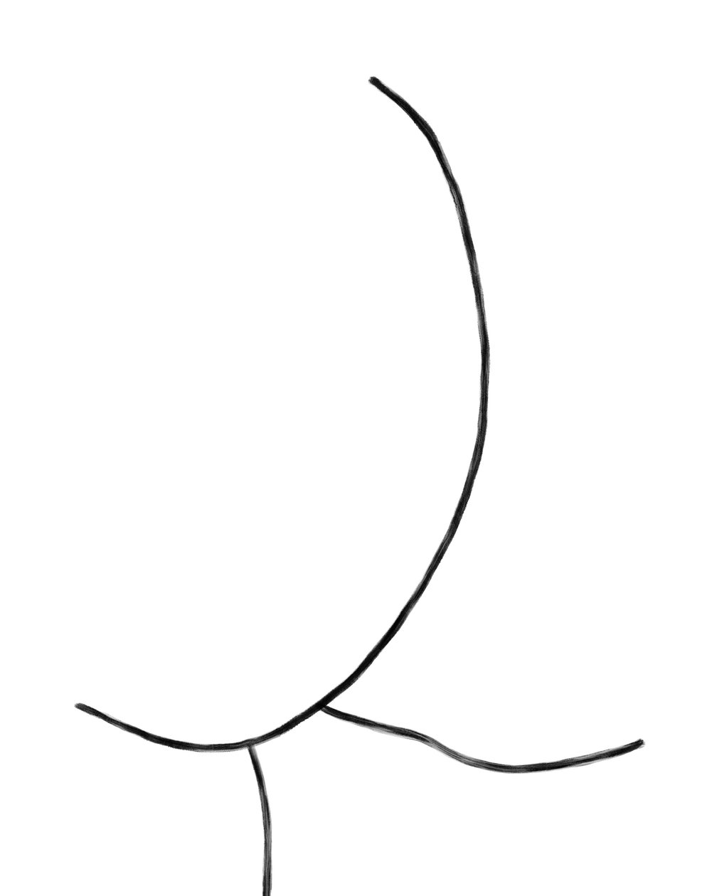 Desnudo. (arte digital) de Evan Sklar