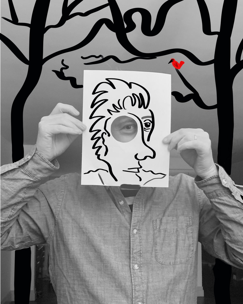 Otro autorretrato de Evan Sklar