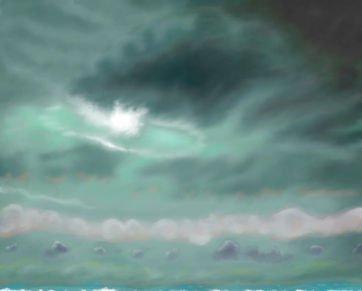 Estudio del cielo de Evan Sklar