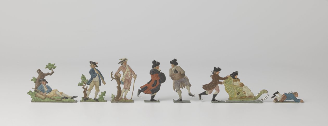 Figuras de estaño hechas por los Hermanos Moravianos de Zeist de Evangelische Broedergemeente