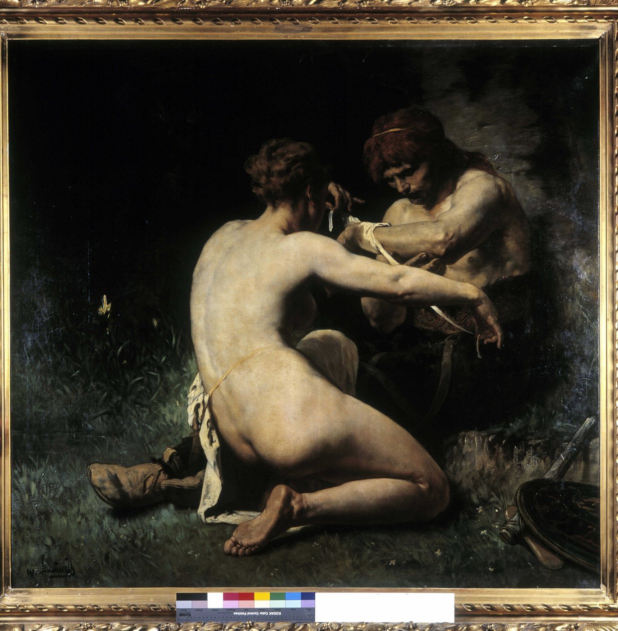 Las galos duele (óleo sobre lienzo) de Evariste Vital Luminais
