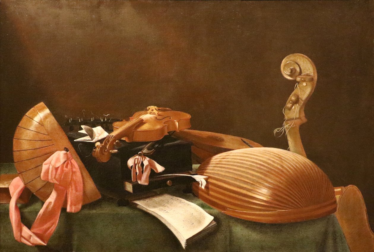 Italiano: Strumenti musicali Instrumentos musicales de Evaristo Baschenis