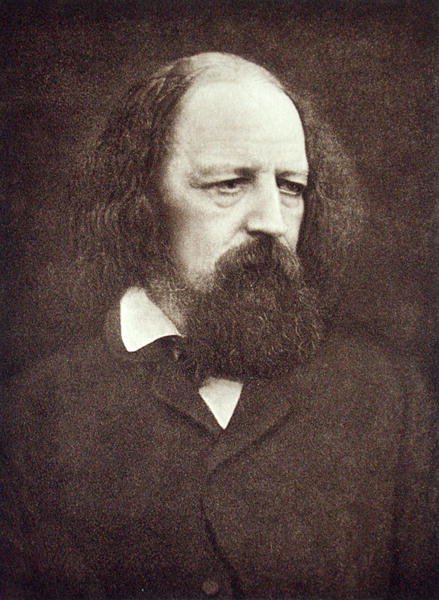 Retrato de Alfred, Lord Tennyson (1809-92), c.1889-91 de Eveleen Myers