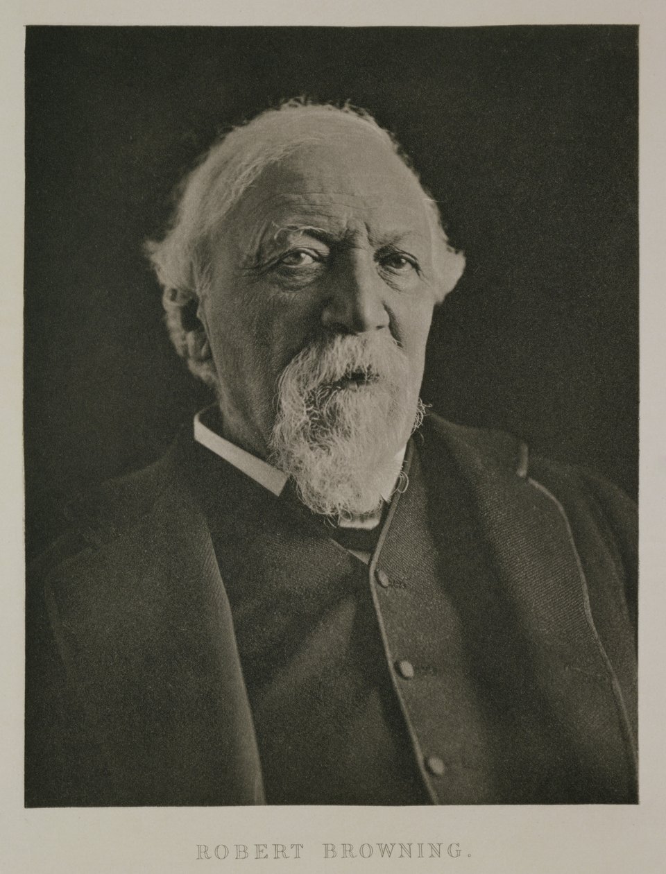 Retrato de Robert Browning (1812-89), c.1889 de Eveleen Myers