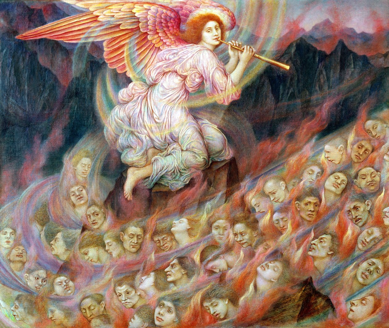 Ángel de la muerte, 1897 de Evelyn De Morgan