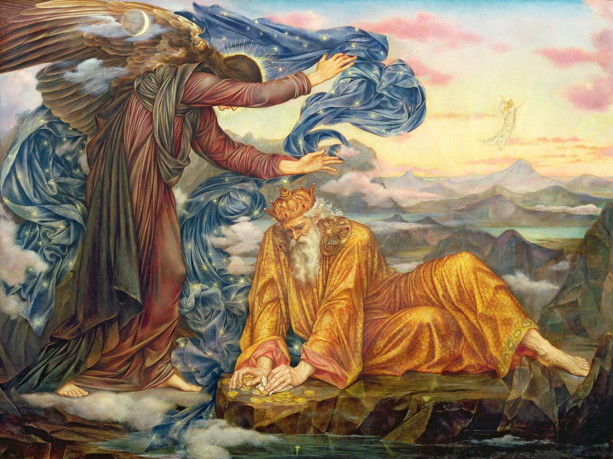 Tierra firme, 1897 de Evelyn De Morgan