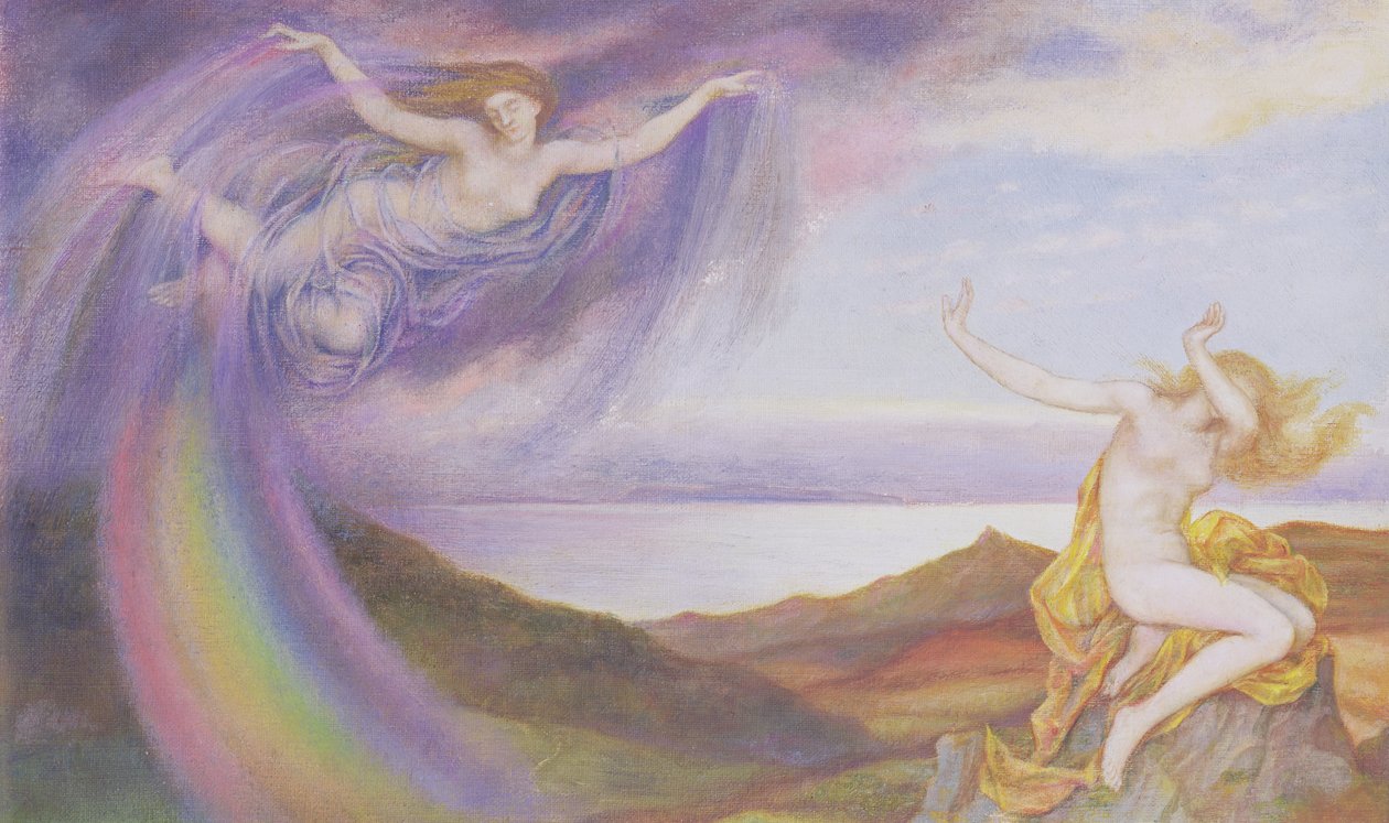 Rayo de sol y lluvia de verano de Evelyn De Morgan