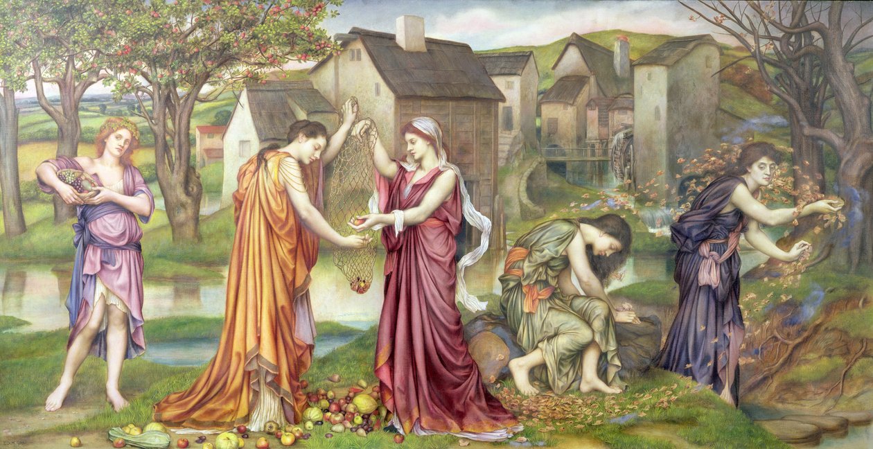 La cadencia del otoño, 1905 de Evelyn De Morgan