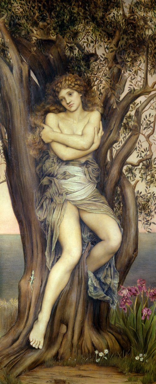 La Dríada, 1884-85 de Evelyn De Morgan