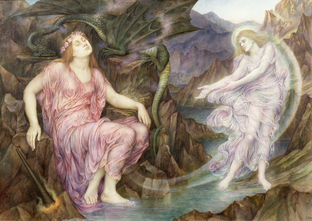 El paso del alma en la muerte de Evelyn De Morgan