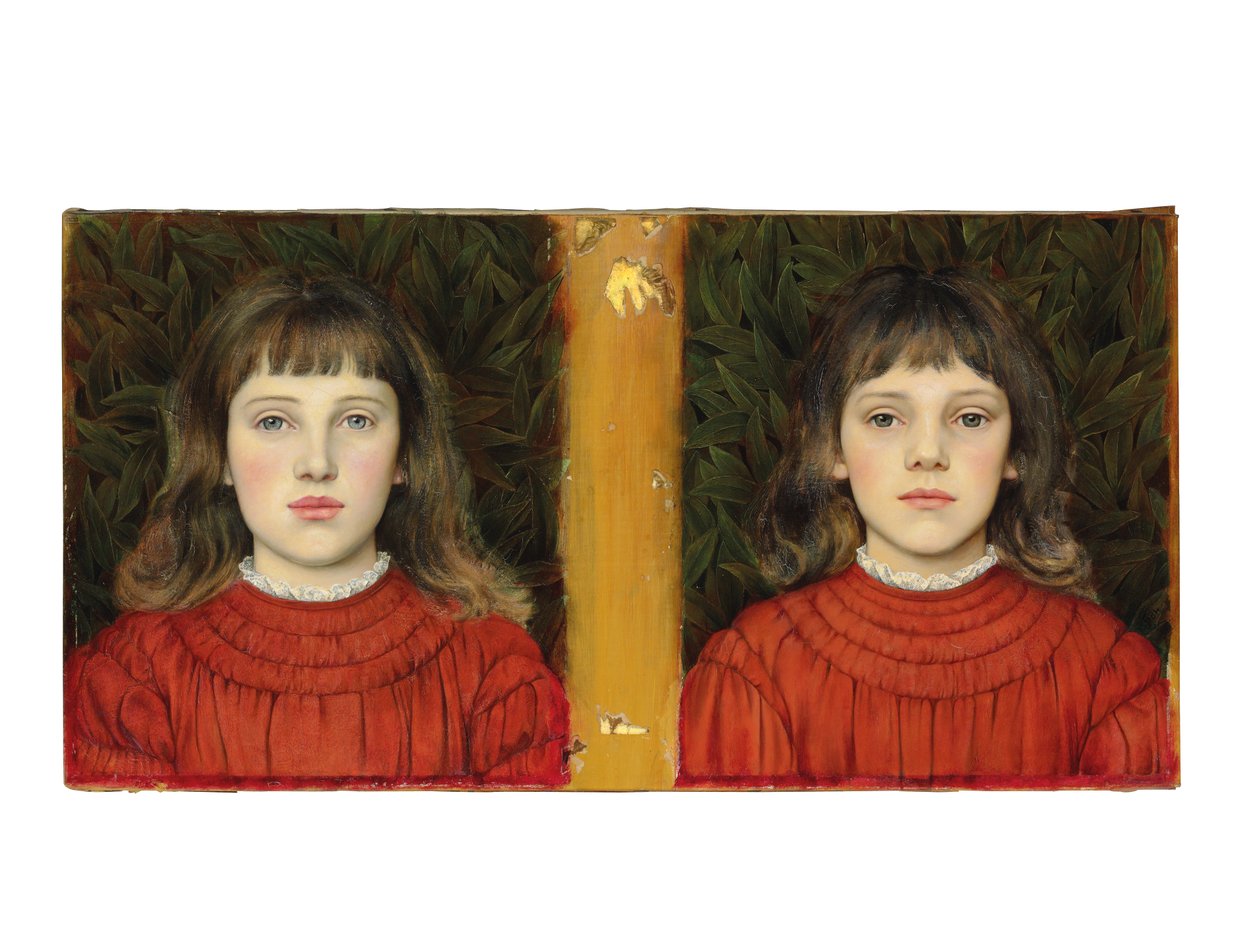 Retratos de Alice Mildred y Winifred Julia Spencer Stanhope, 1884 de Evelyn De Morgan