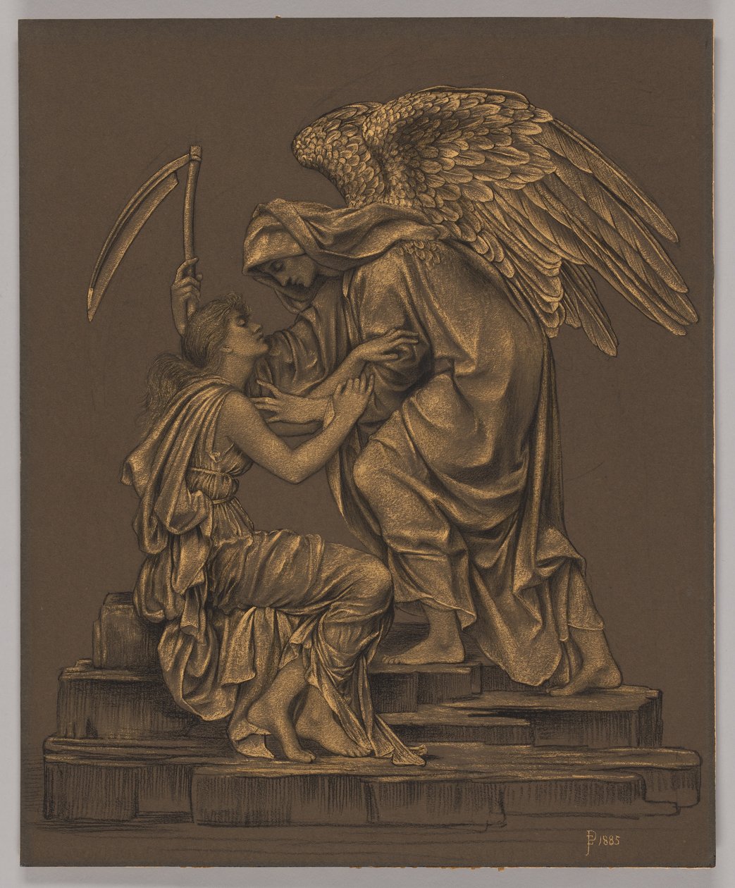 El ángel de la muerte de Evelyn De Morgan