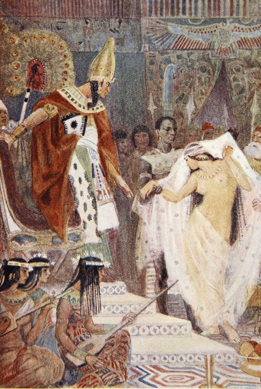 Ilustración de "The Myths of Ancient Egypt" de Lewis Spence de Evelyn Paul