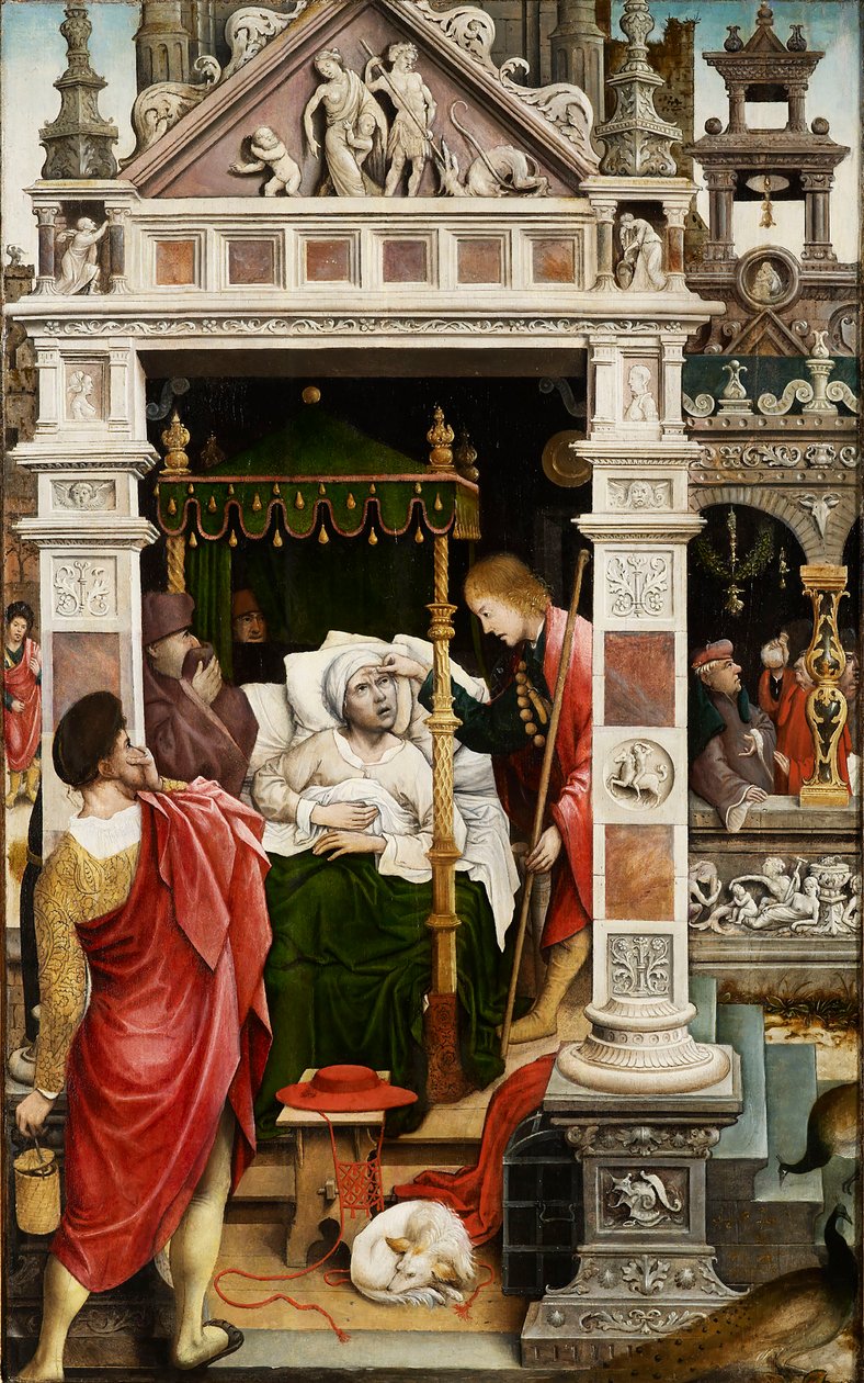 Escena de la vida de San Roque, 1517 de Everaert Orley