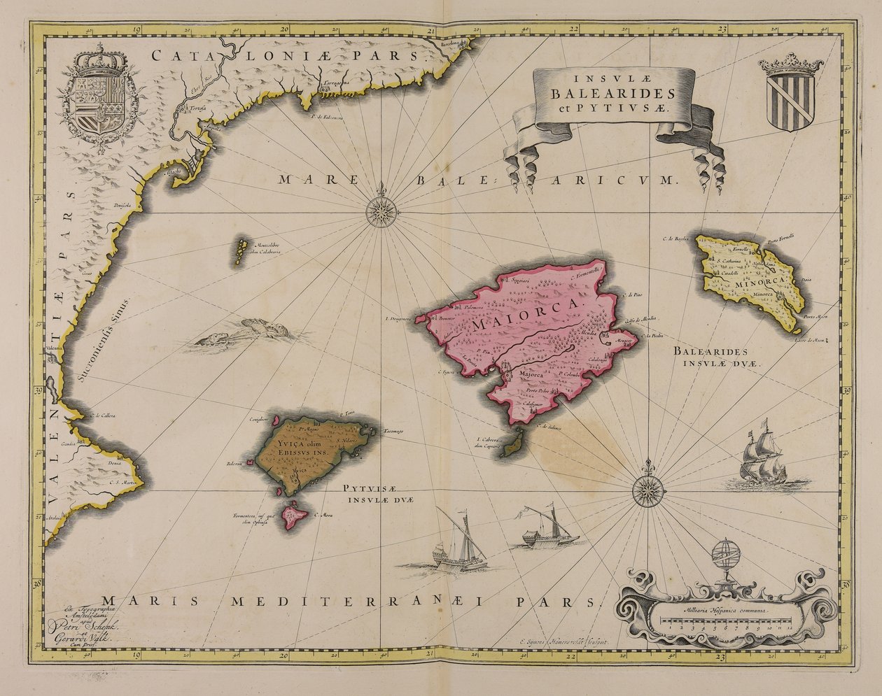 Islas Baleares y Pitiusas de Everard Symonsz van Hamersveldt
