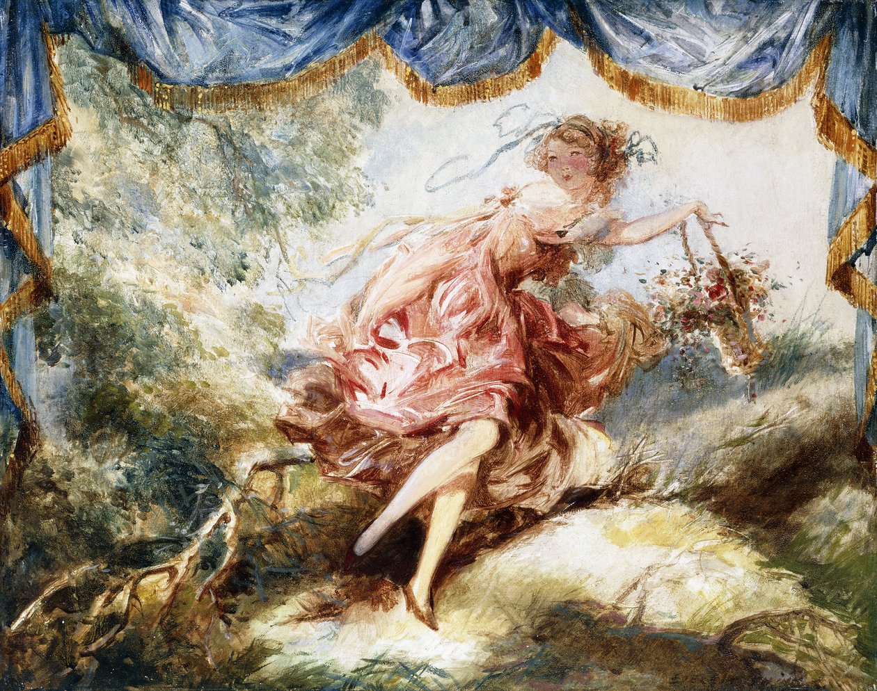 Doncella francesa de Everett Shinn