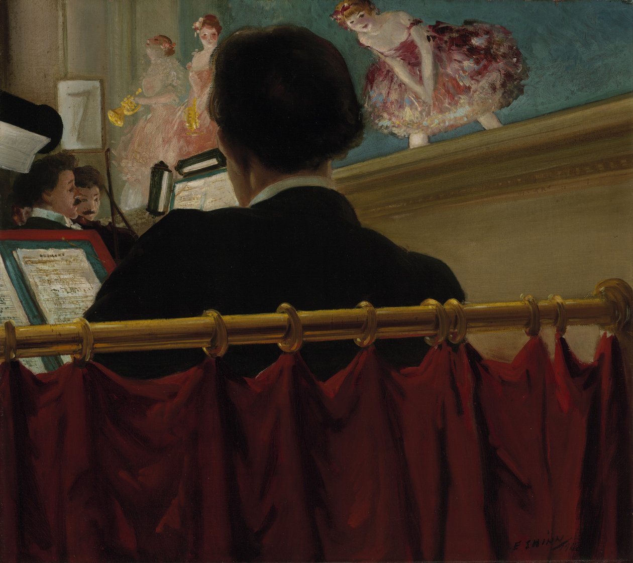 El foso de la orquesta, teatro Old Proctor