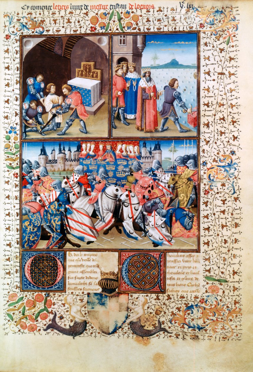 Galahad y Camelot, 1463 de Evrard d