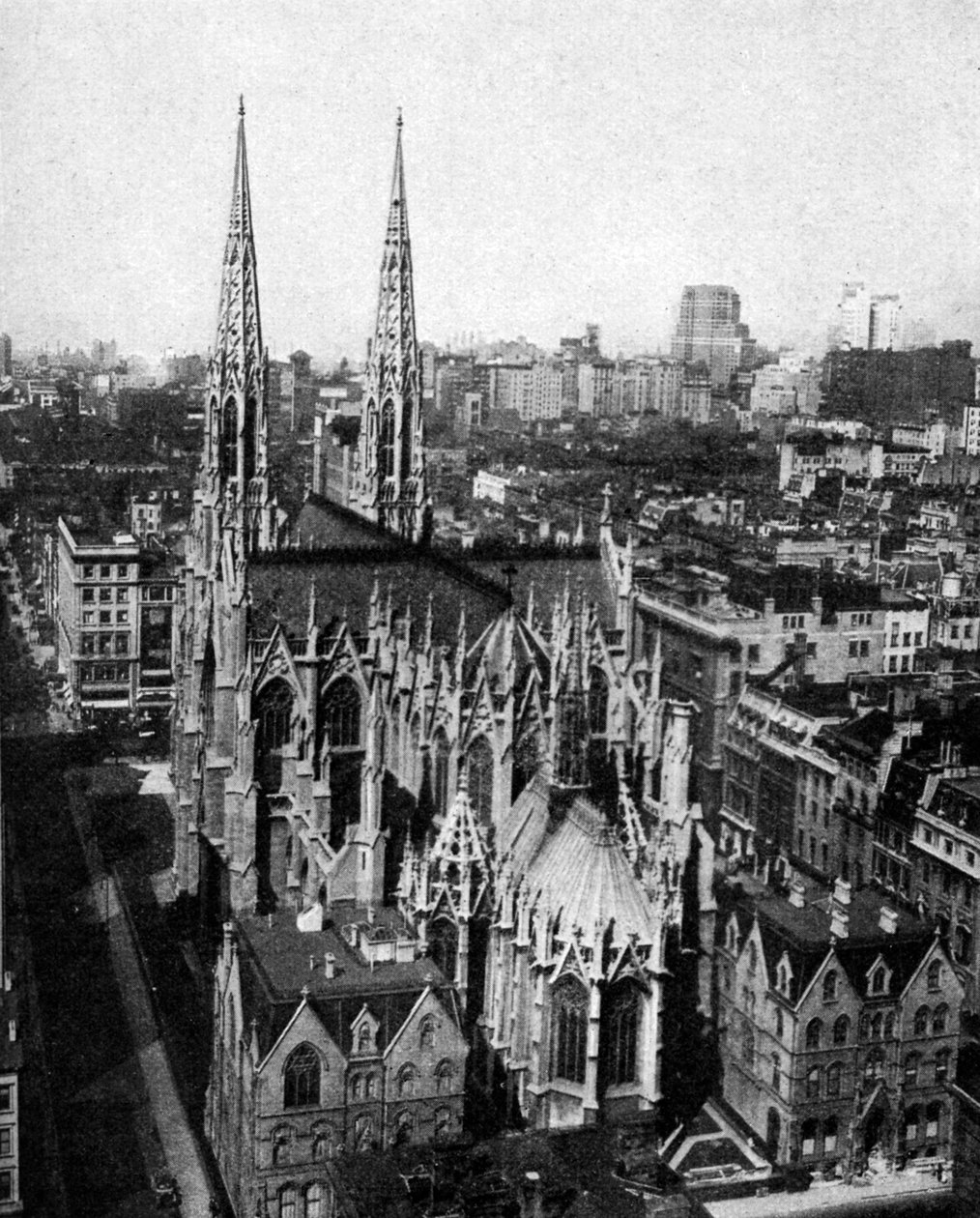 Catedral de San Patricio, Ciudad de Nueva York, EE.UU., c. 1930s de Ewing Galloway