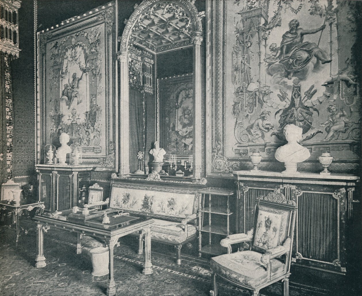 La Sala de Tapices en el Castillo de Windsor, c. 1899, 1901 de Eyre and Spottiswoode