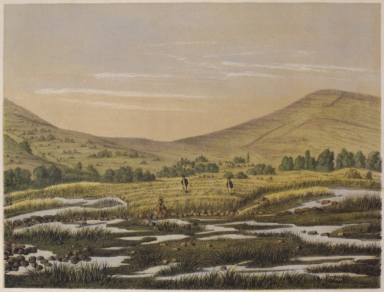 Aguas termales de Cajamarca, ilustración de 