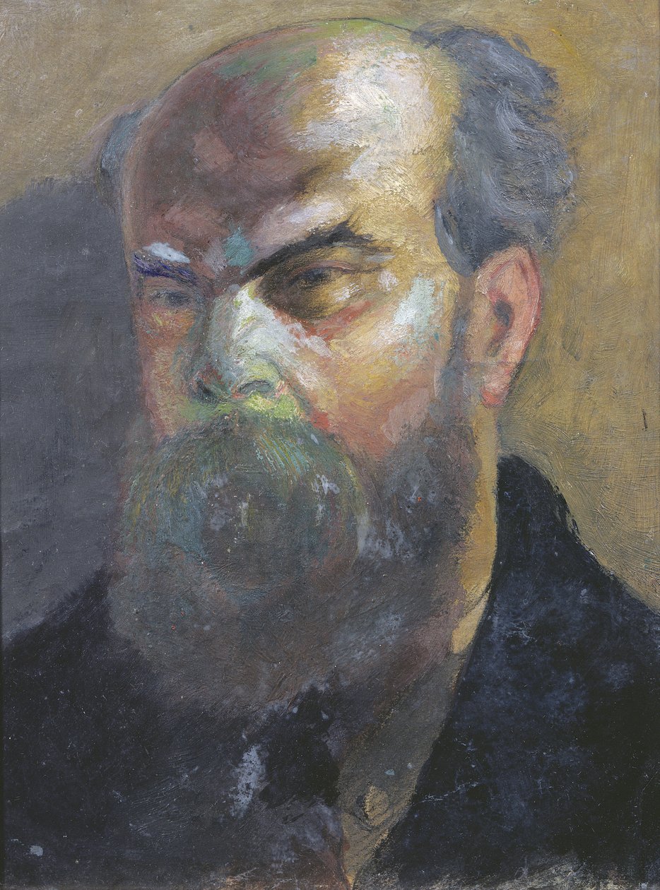 Retrato de Paul Verlaine (1844-96) de F.A. Cazals