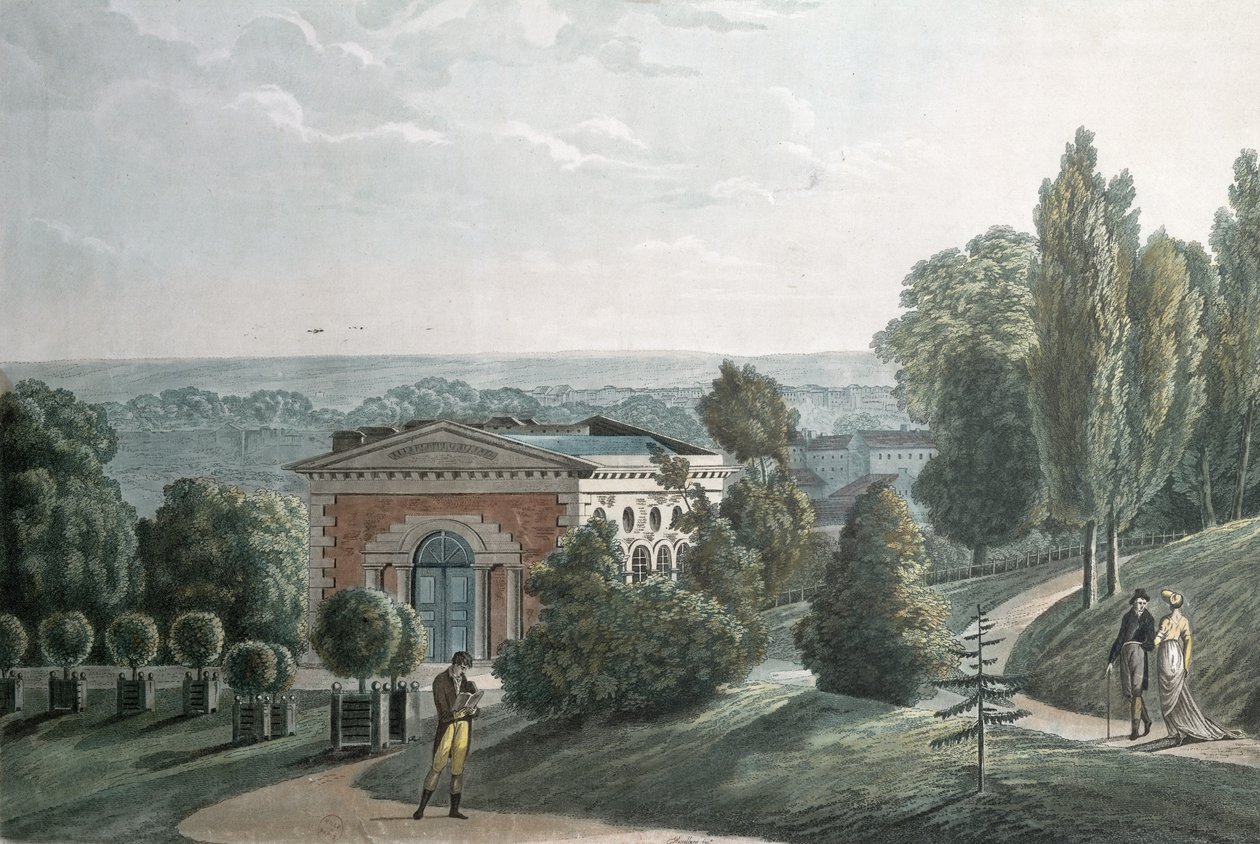 El invernadero en el Jardín de las Plantas, París de F.G. Wexelberg