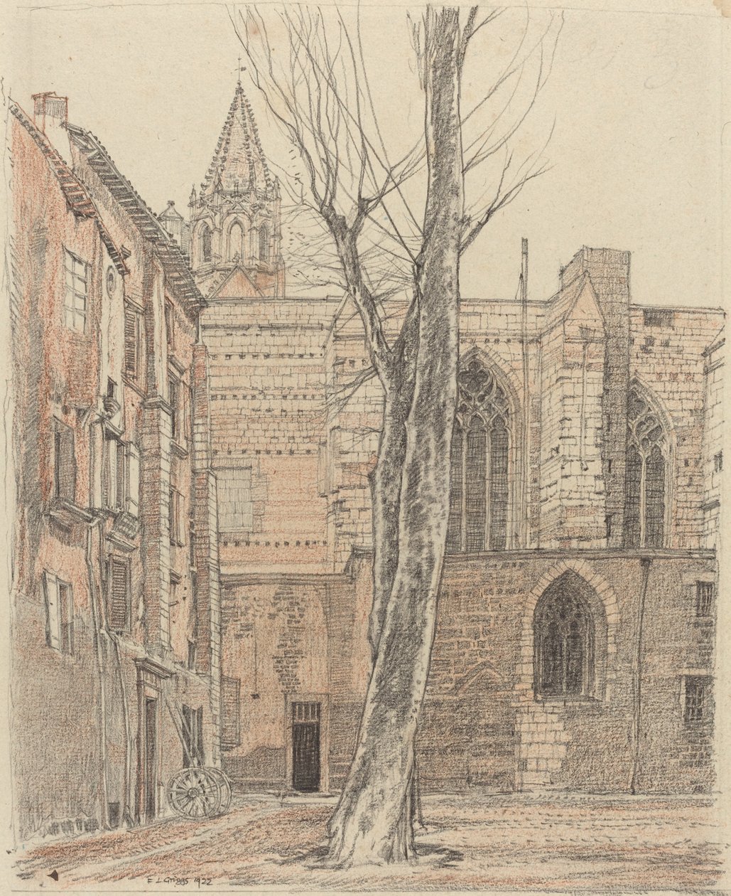 Claustro de San Pedro, Aviñón de F.L. Griggs