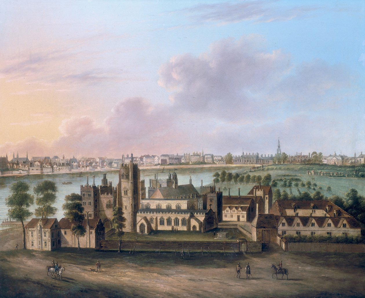 Palacio de Lambeth, c. 1685 de FW Smith